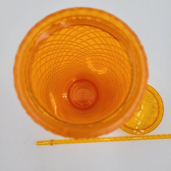 Starbucks 2022 Summer Orange MANGO OMBRE Jeweled Venti Cold Cup Tumbler 24oz - Picture 6 of 6